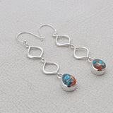 Larimar Silver Earring