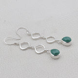 Larimar Silver Earring