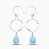 Labradorite Silver Earrings