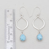 Labradorite Silver Earrings