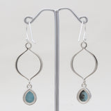 Labradorite Silver Earrings