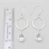 Labradorite Silver Earrings