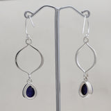 Labradorite Silver Earring