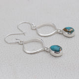 Labradorite Silver Earring