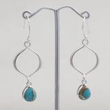 Labradorite Silver Earring