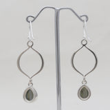 Labradorite Silver Earrings