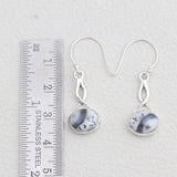Dendritic Opal Silver Earrings