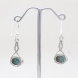Mexican Turquoise Silver Earrings