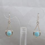 Natural Ethiopian Opal Silver Earrings