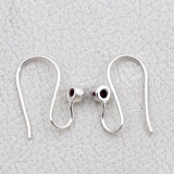 Natural Garnet  Studs Silver Earrings