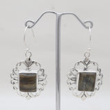 925 Sterling Silver Labradorite Earrings