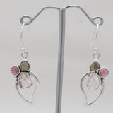 Tourmaline Silver Earrings