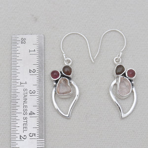 Tourmaline Silver Earrings