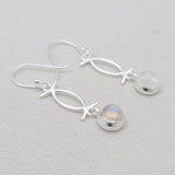 Ethiopian Opal Silver Earrings