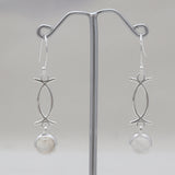 Ethiopian Opal Silver Earrings
