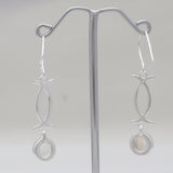 Ethiopian Opal Silver Earrings