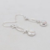 Ethiopian Opal Silver Earrings