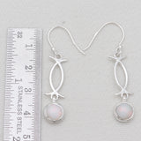 Ethiopian Opal Silver Earrings
