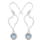 Natural Larimar silver  Earrings