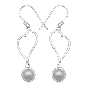 Natural Larimar silver  Earrings