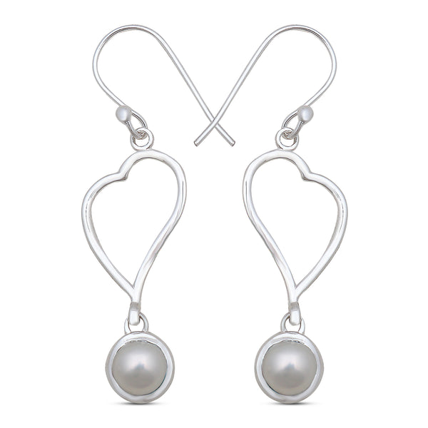 Natural Larimar silver  Earrings