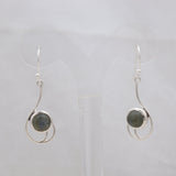 Labradorite Silver Earrings