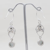 Mystic Quartz Silver Earrings