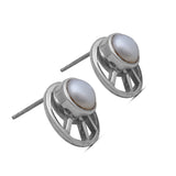 Pearl Silver Earrings