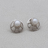 Pearl Silver Earrings