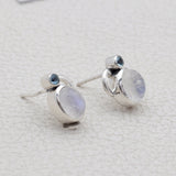 Larimar Silver Earrings