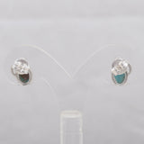 Larimar Silver Earrings