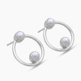 Larimar Silver Studs Earrings