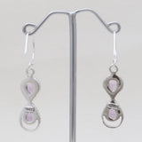 925 Sterling Silver Amethyst Earrings