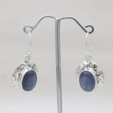 Kyanite Silver Designer Earrings