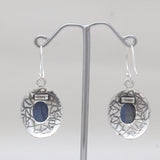 Kyanite Silver Designer Earrings