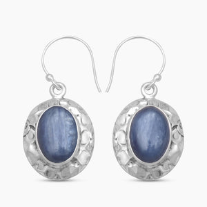 Kyanite Silver Designer Earrings