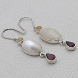 Osmina Mabe Pearl Opal Earrings