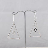 Herkimer Quartz Silver Earrings