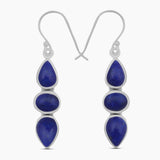 Labradorite Silver Earrings