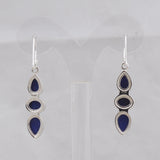 Rainbow Moonstone Silver Earrings