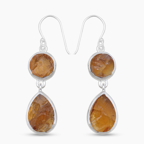 Amethyst Silver Earrings