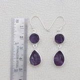Amethyst Silver Earrings