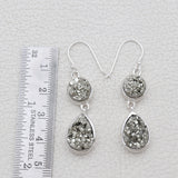 Amethyst Silver Earrings