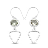 925 Starling Silver Citrine Earring