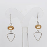 925 Starling Silver Citrine Earring