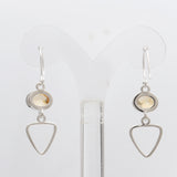 925 Starling Silver Citrine Earring