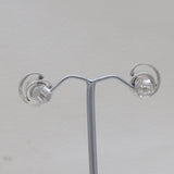 Natural Pearl Silver Earrings