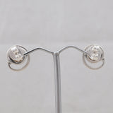 Natural Pearl Silver Earrings