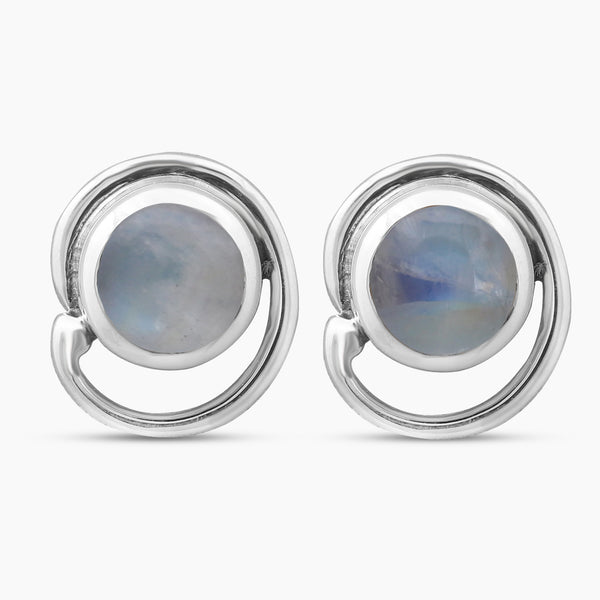 Natural Pearl Silver Earrings