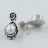Pearl Silver Studs Earrings